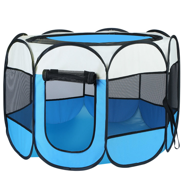 portable foldable pet tent exercise