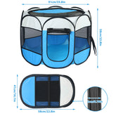 portable foldable pet tent exercise