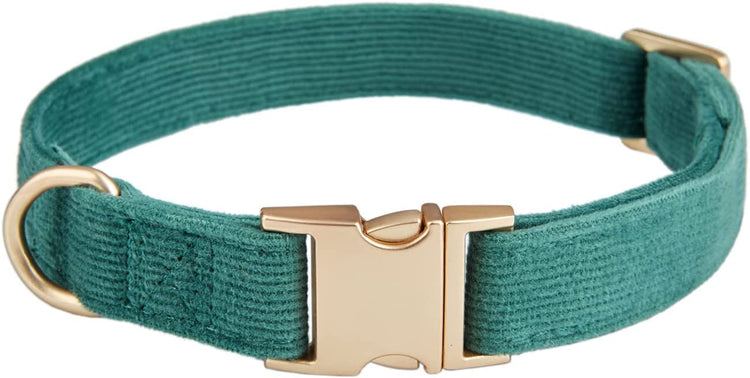 Ultra-Soft Dog Collar Natural Cotton Corduroy