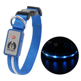 pet waterproof LED charging collar