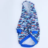 camouflage pet hoodie with print pet