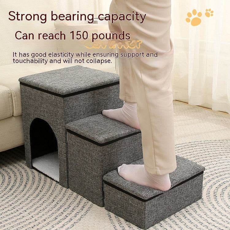 pet ladder dogs and cats step foldable