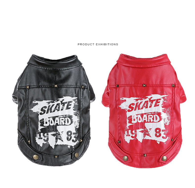 net red dog clothes pet hair proof warm