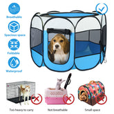 portable foldable pet tent exercise