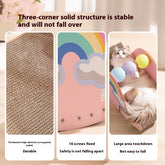 Toy Rainbow Cat Scratch Board Wear