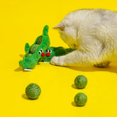 3PCS Cat Toy Balls Interactive Pet Play