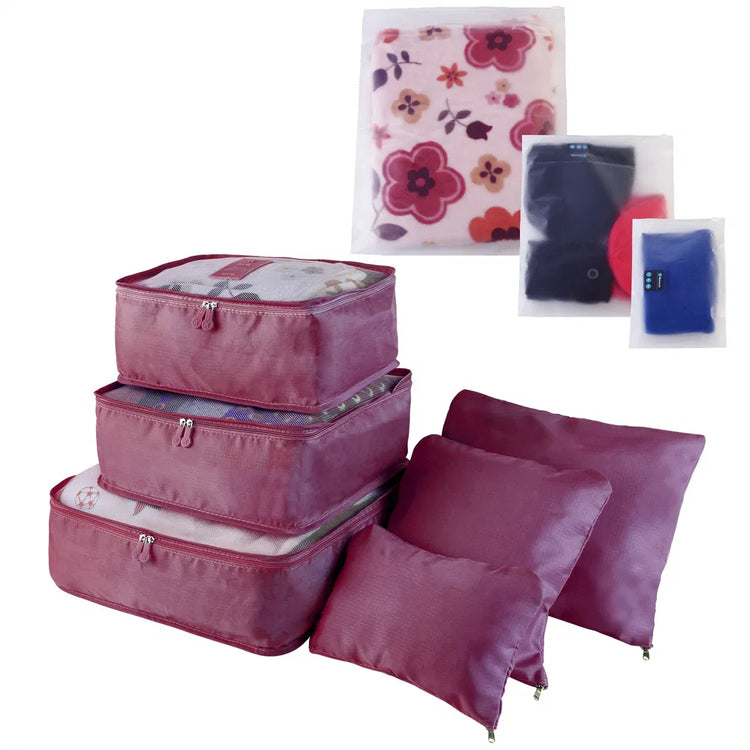 9pcs clothes storage bags water resistant