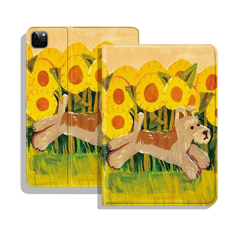 Sunflower Schnauzer Dog Cute Pad