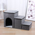 pet ladder dogs and cats step foldable
