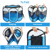 portable foldable pet tent exercise