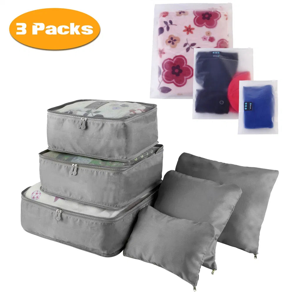 9pcs clothes storage bags water resistant