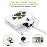 Step-On Outdoor Dog Water Fountain 