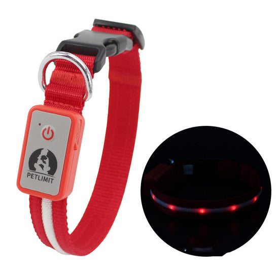 pet waterproof LED charging collar