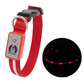 pet waterproof LED charging collar