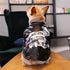net red dog clothes pet hair proof warm