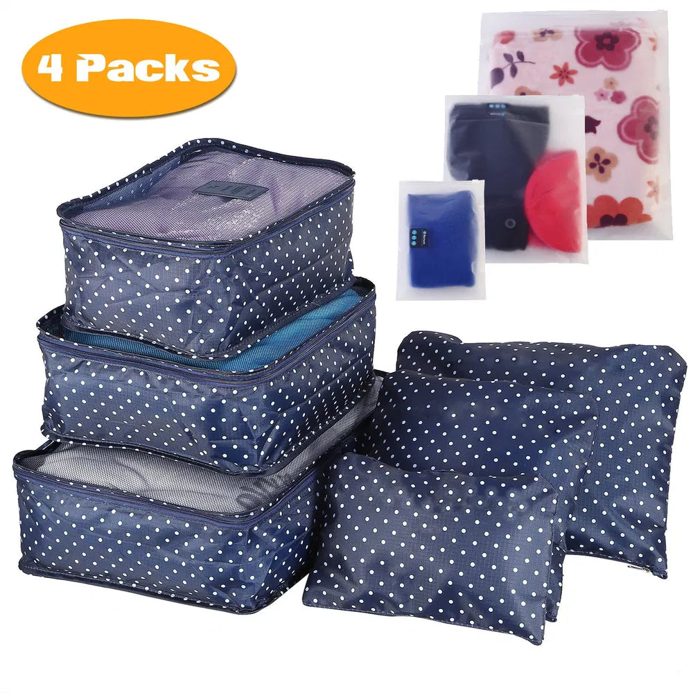 9pcs clothes storage bags water resistant