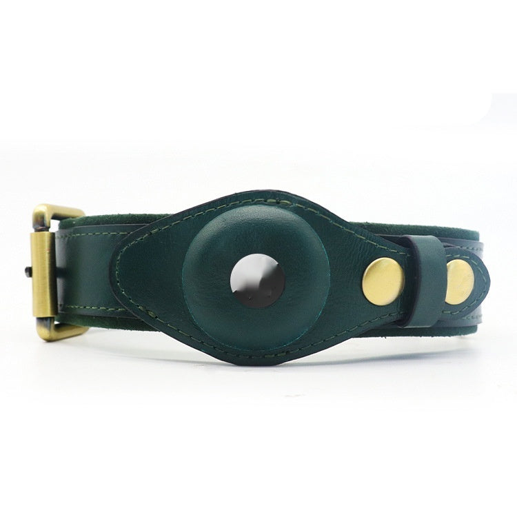 new genuine leather pet collar durable 