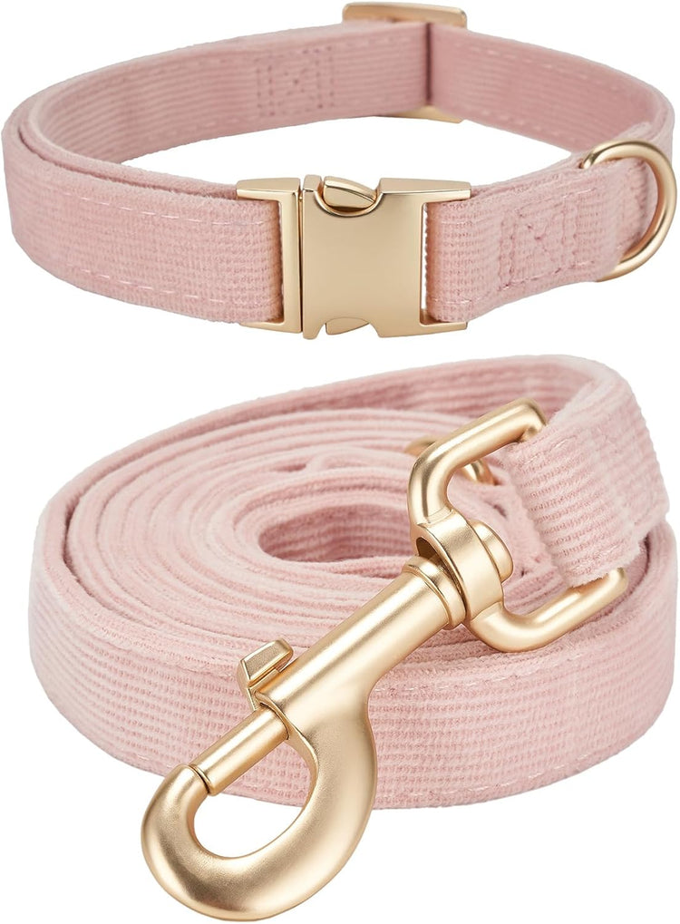 Soft Non-Irritant Corduroy Dog Collar
