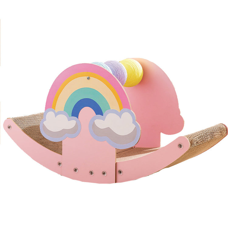 Toy Rainbow Cat Scratch Board Wear