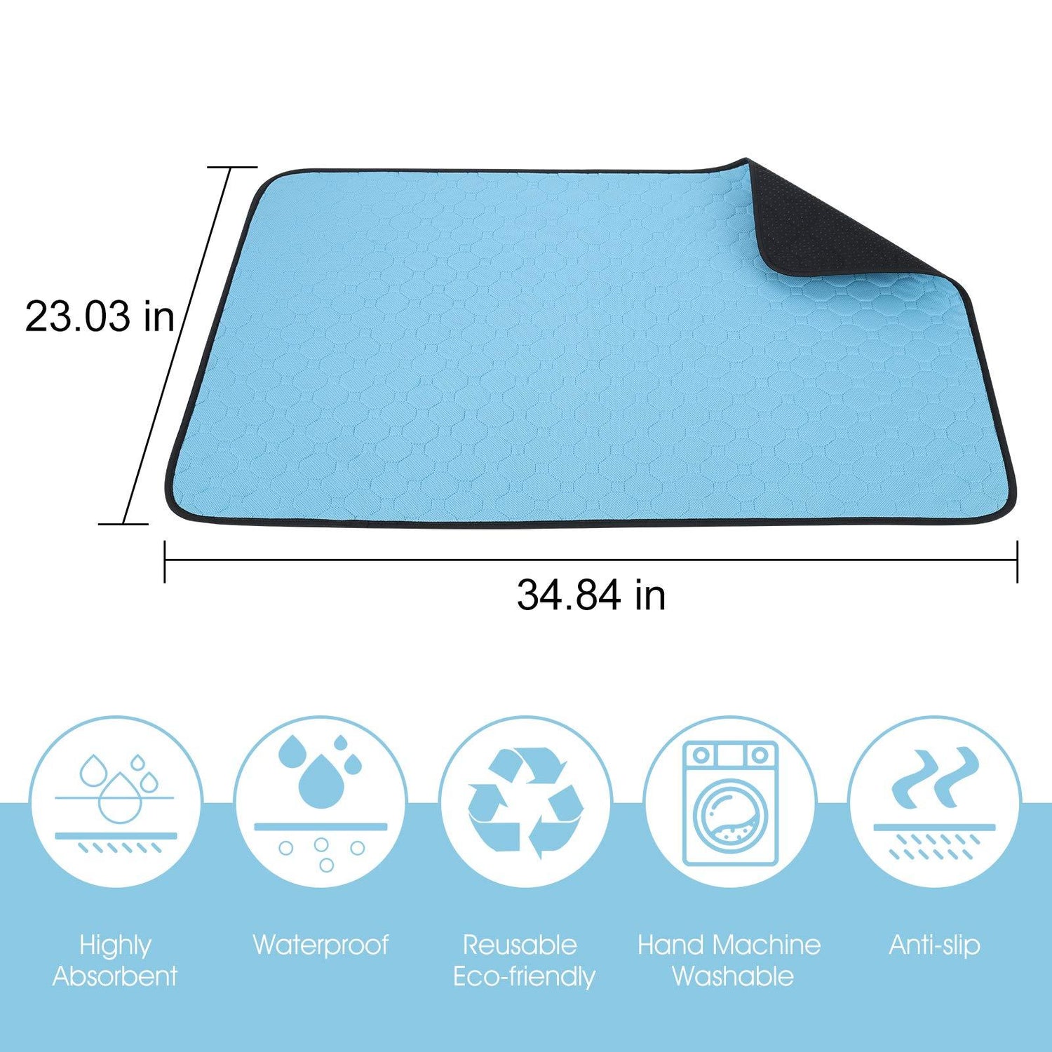 washable dog urine pad waterproof