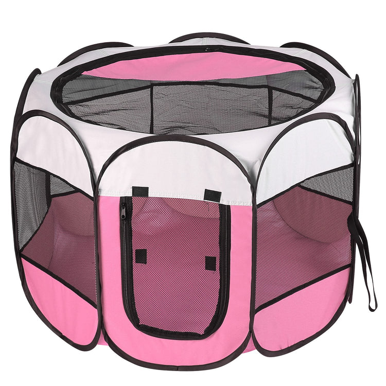portable foldable pet tent exercise