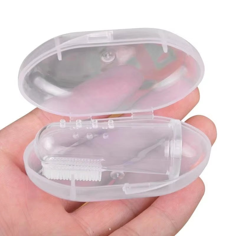 super soft pet finger toothbrush teddy