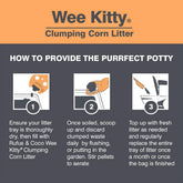 Wee Kitty Clumping Corn Cat Litter