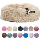 40-90cm round pet bed for large dog
