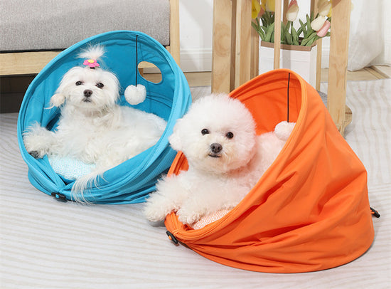 oxford cloth cylinder kennel for cats