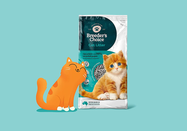 99 Percent Recycled Paper Cat Litter