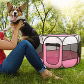 portable foldable pet tent exercise