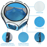 portable foldable pet tent exercise