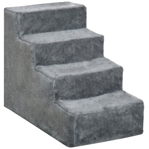 PawHut Four-Step Dog Stairs With