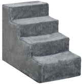 PawHut Four-Step Dog Stairs With