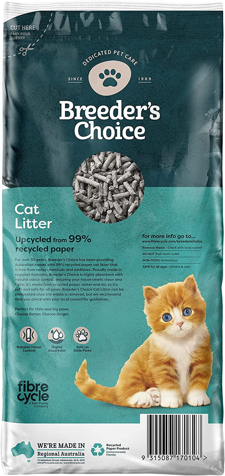 99 Percent Recycled Paper Cat Litter