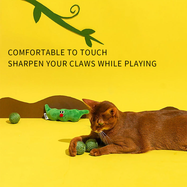 3PCS Cat Toy Balls Interactive Pet Play