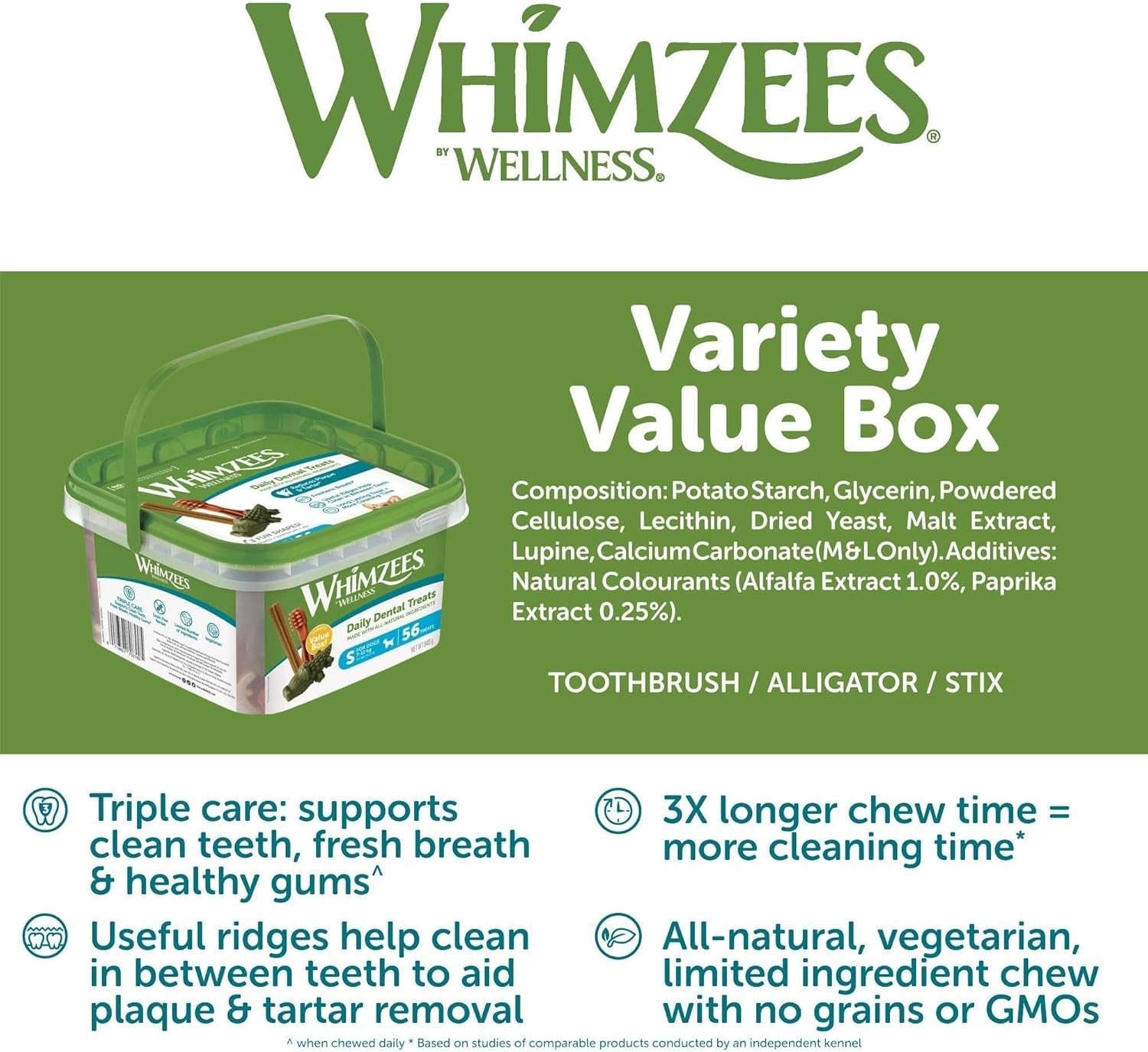 Variety Value Box Dental Dog Treats