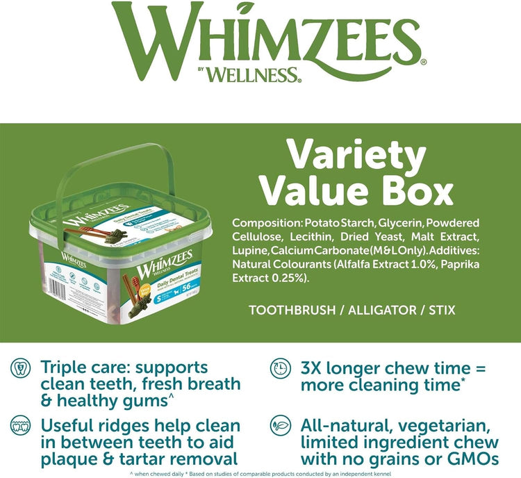 Variety Value Box Dental Dog Treats