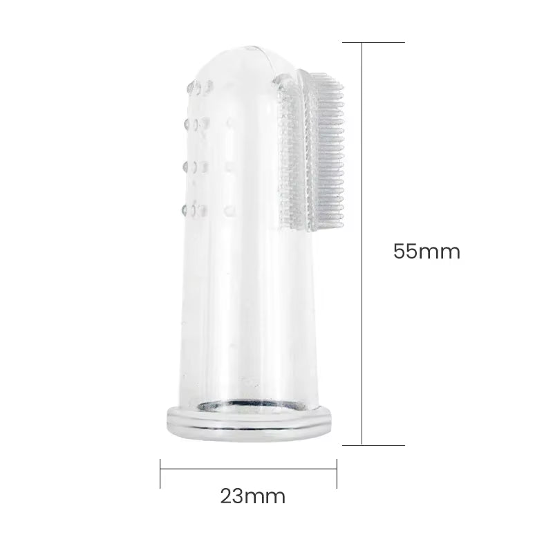 super soft pet finger toothbrush teddy