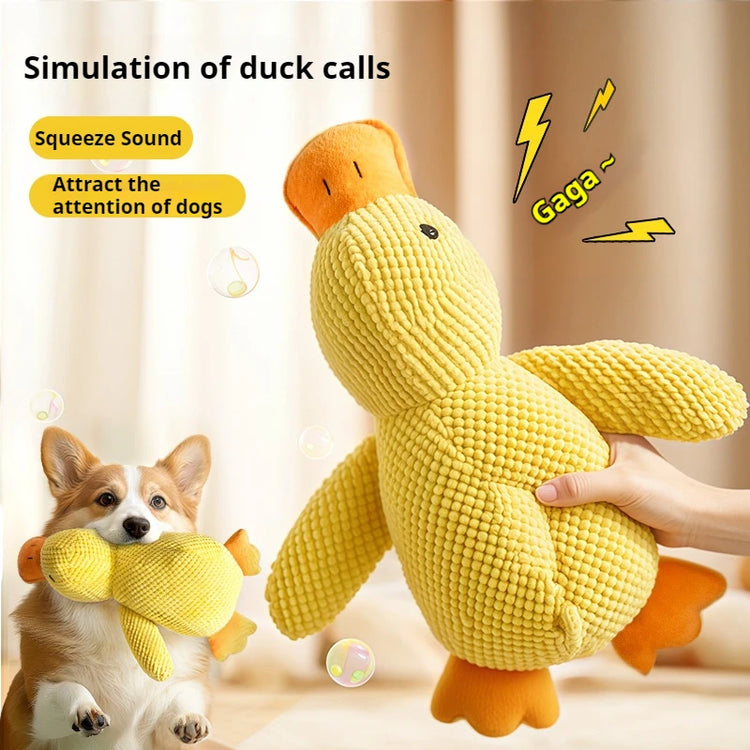 Pet Plush Toy Dog Calming Duck