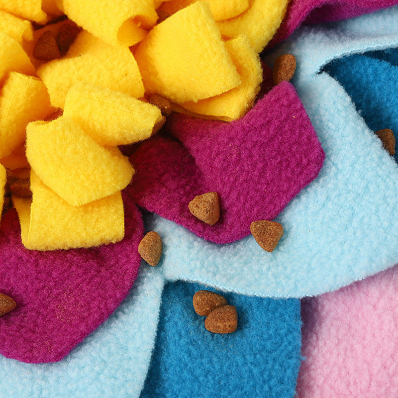 pet plush toy pad dog training food 